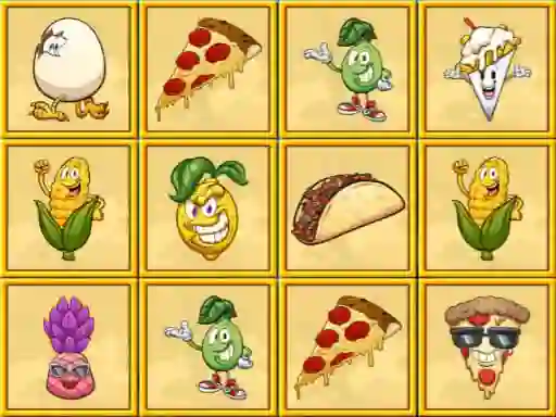 Spel Foody Memory aanlyn