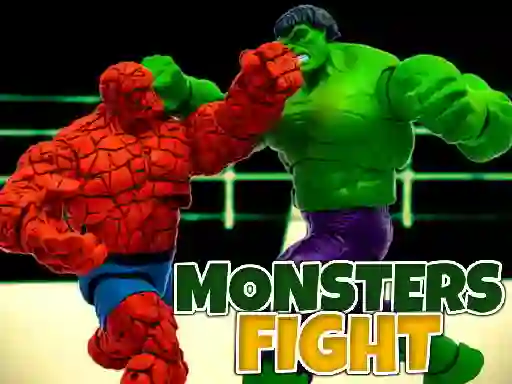 Spel Monsters Fight aanlyn