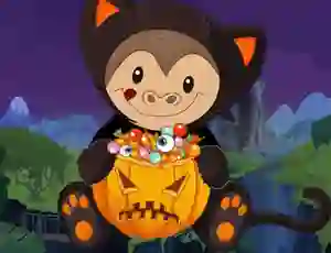 Spel Halloween Monkey Jumper aanlyn