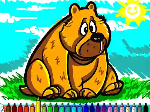 Spel Coloring Book Animals aanlyn