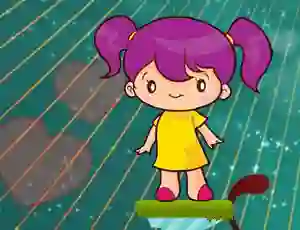 Spel Valentine Girl Jumping aanlyn
