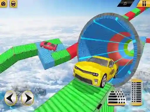 Spel Impossible Car Driving 3d: Free Stunt aanlyn