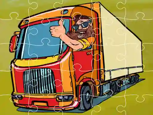 Spel Semi Trucks Jigsaw aanlyn