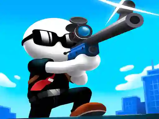 Spel Stickman Sniper Hero aanlyn