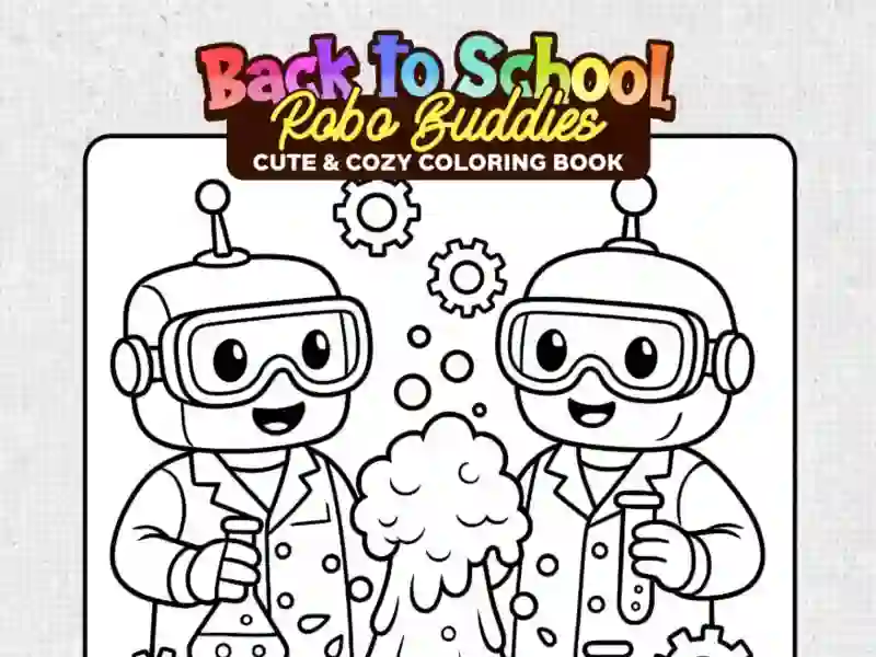 Spel Back to School: Robot Coloring Book aanlyn