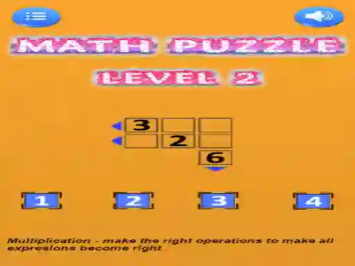 Spel Math puzzle aanlyn
