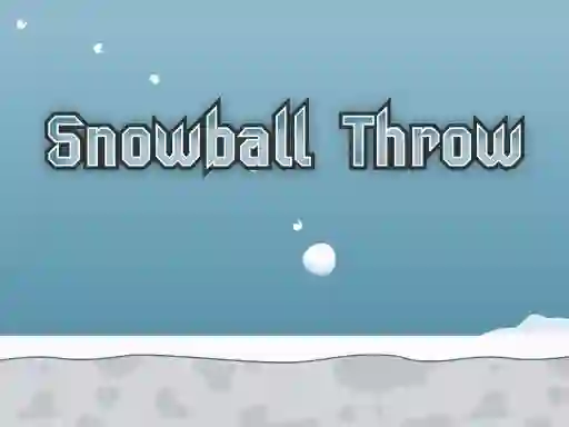 Spel Snowball Throw aanlyn