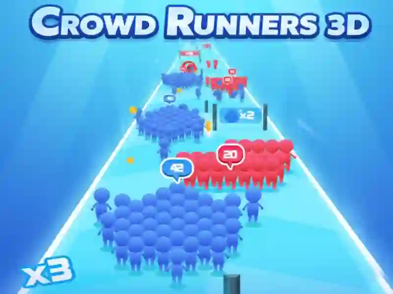 Spel Crowd Runners 3D aanlyn