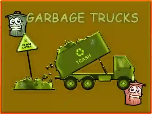 Spel Garbage Trucks Hidden Trash Can aanlyn