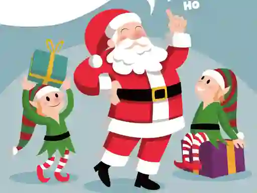 Spel Santa Merry Xmas Puzzle aanlyn