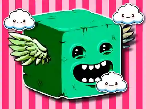 Spel Cube Endless Jumping aanlyn