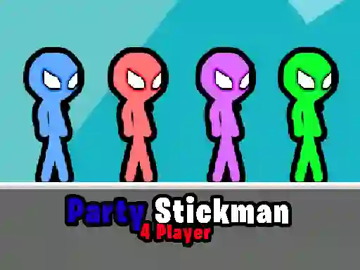 Spel Party Stickman 4 Player aanlyn