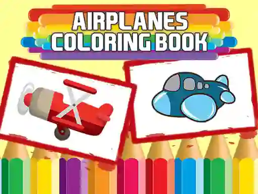 Spel Airplanes Coloring Book aanlyn