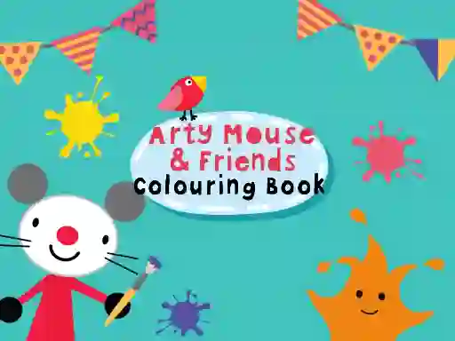 Spel Arty Mouse & Friends Coloring Book aanlyn