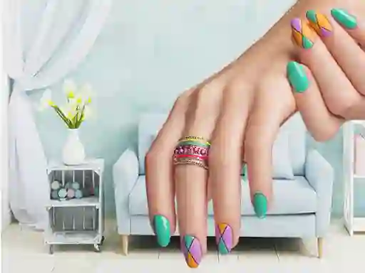 Spel Nail Art Puzzle aanlyn