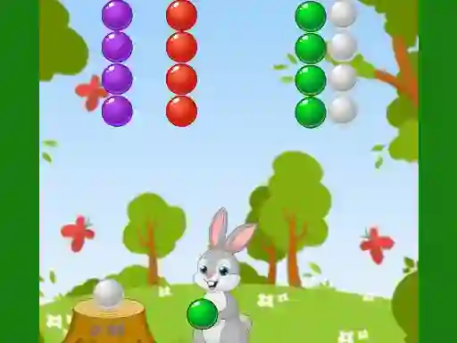 Spel Rabbit Bubble Shooter aanlyn
