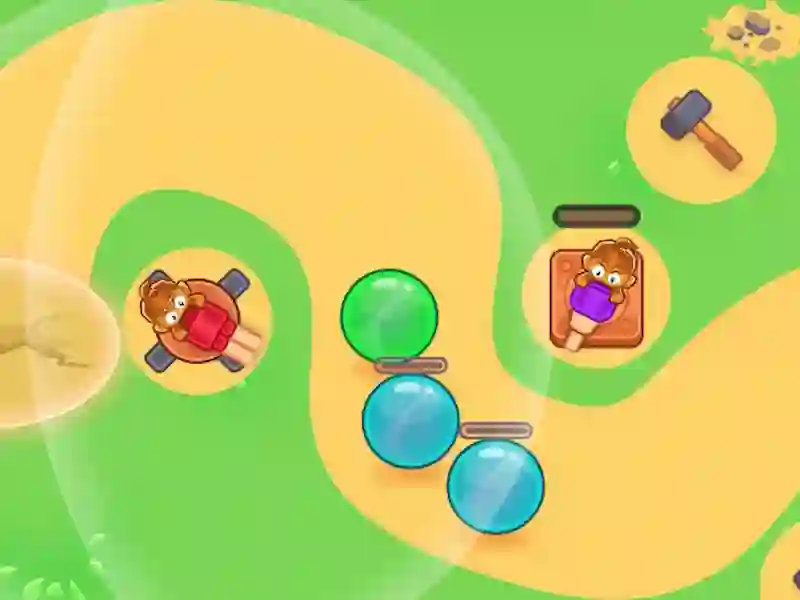 Spel Monkey Bubble Defense aanlyn