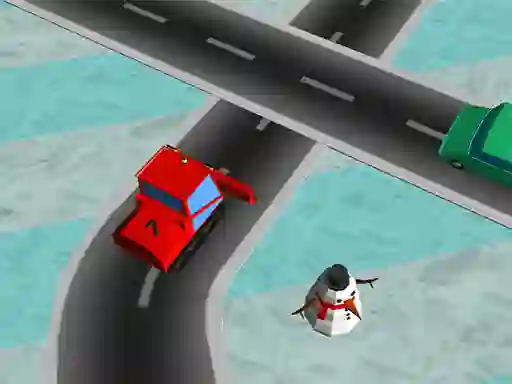 Spel Traffic Run Christmas aanlyn