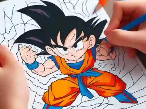 Spel Anime Coloring Book aanlyn