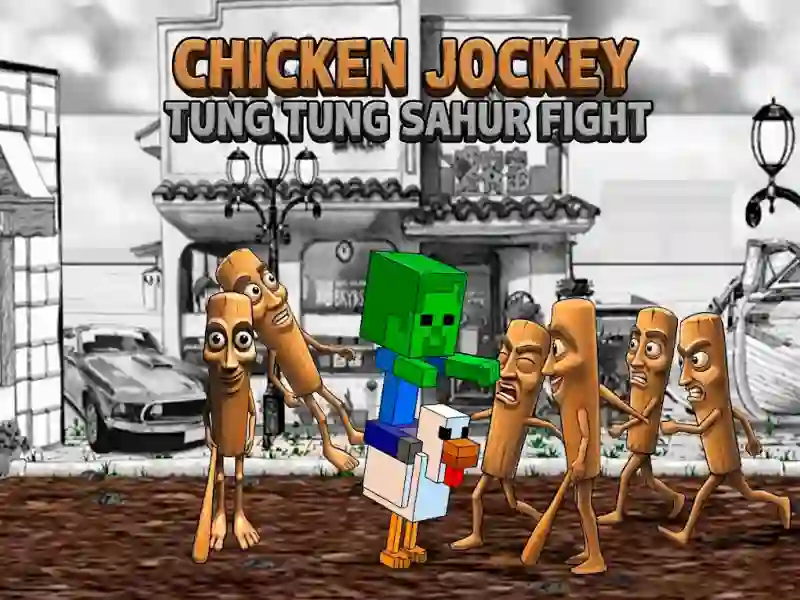 Spel Chicken Jockey Tung Tung Sahur Fight aanlyn