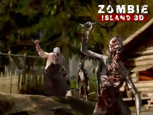 Spel Zombie Island 3D aanlyn