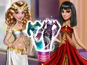 Spel Dolly Princess vs. Villain Dress Up aanlyn