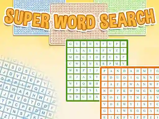 Spel Super Word Search aanlyn
