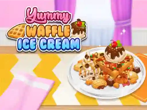 Spel Yummy Waffle Ice Cream aanlyn
