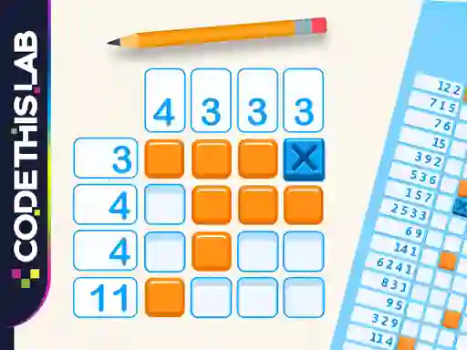 Spel Classic Nonogram aanlyn