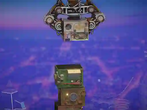 Spel Steampunk Tower Builder aanlyn