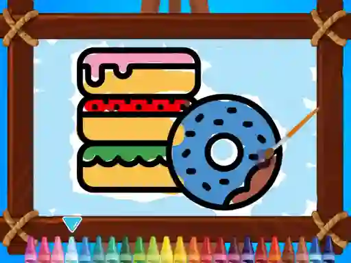 Spel Kids Coloring Bakery aanlyn