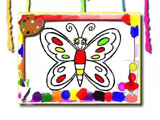 Spel Butterfly Coloring Book aanlyn
