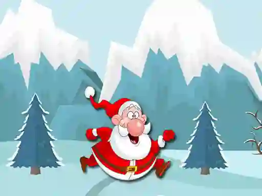 Spel Santa Running aanlyn