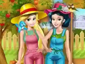 Spel Princesses Working In the Garden aanlyn