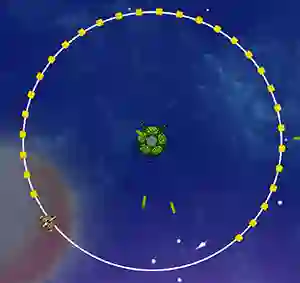 Spel Orbit Avoider aanlyn