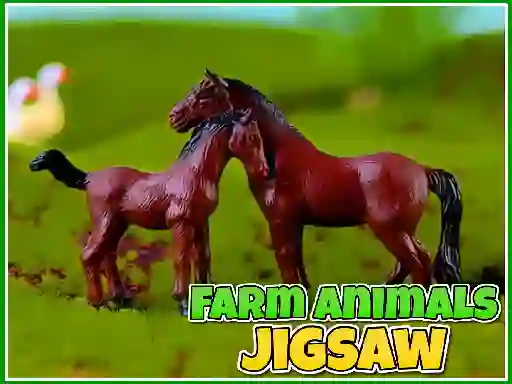 Spel Farm Animals Jigsaw aanlyn