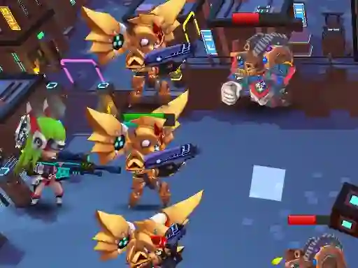 Spel Guardians vs Zombies aanlyn