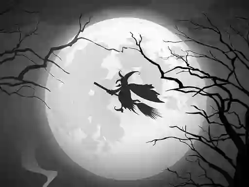 Spel The Night Of the Witches Jigsaw aanlyn