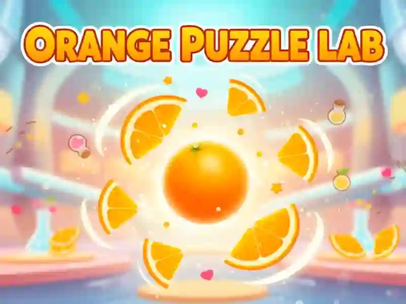 Spel Orange Puzzle Lab aanlyn