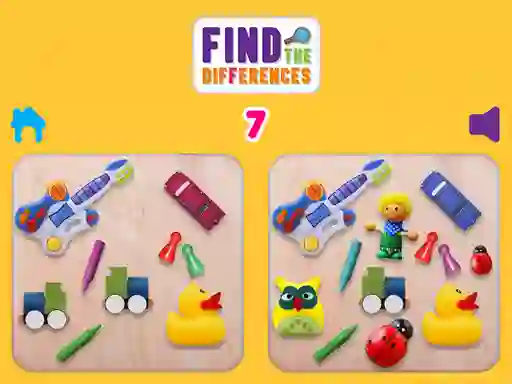 Spel Find The Differences aanlyn
