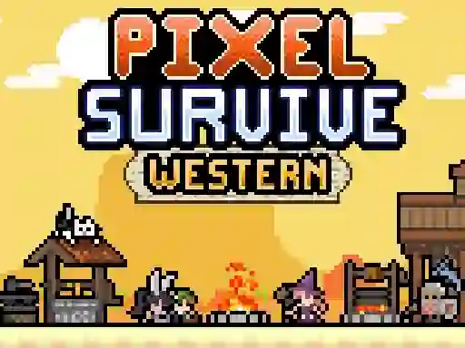 Spel Pixel Survive Western aanlyn