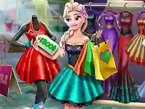 Spel Ice Queen Realife Shopping aanlyn
