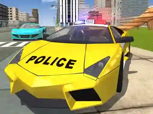 Spel Police Drift Car aanlyn