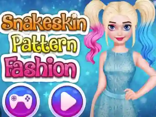 Spel Snakeskin Pattern Fashion aanlyn