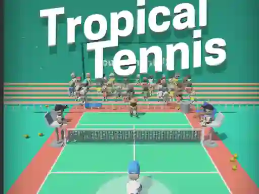 Spel Tropical Tennis aanlyn