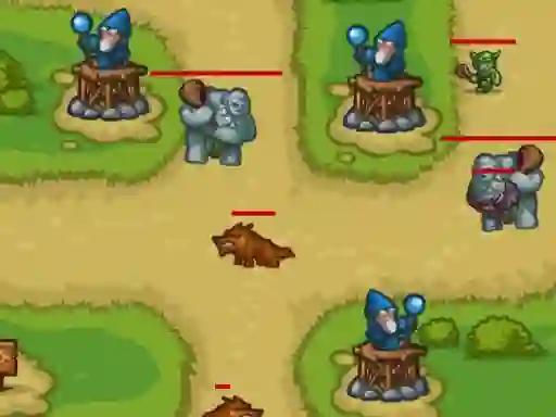 Spel Tower Defense 2D aanlyn
