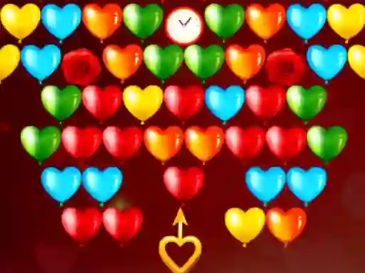 Spel Bubble Shooter Valentines aanlyn
