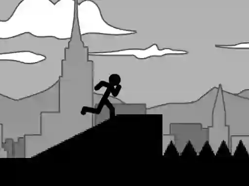 Spel Stickman Run aanlyn