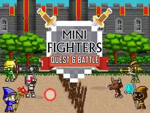 Spel Mini Fighters Quest & battle aanlyn