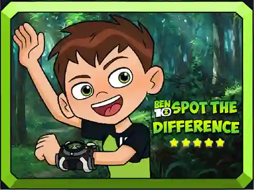 Spel Ben 10 Spot the Difference aanlyn